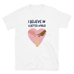 Camiseta de manga corta unisex Better world