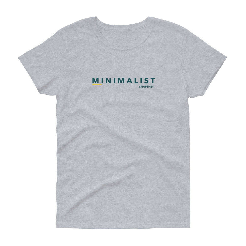 Camiseta de manga corta para mujer minimalist