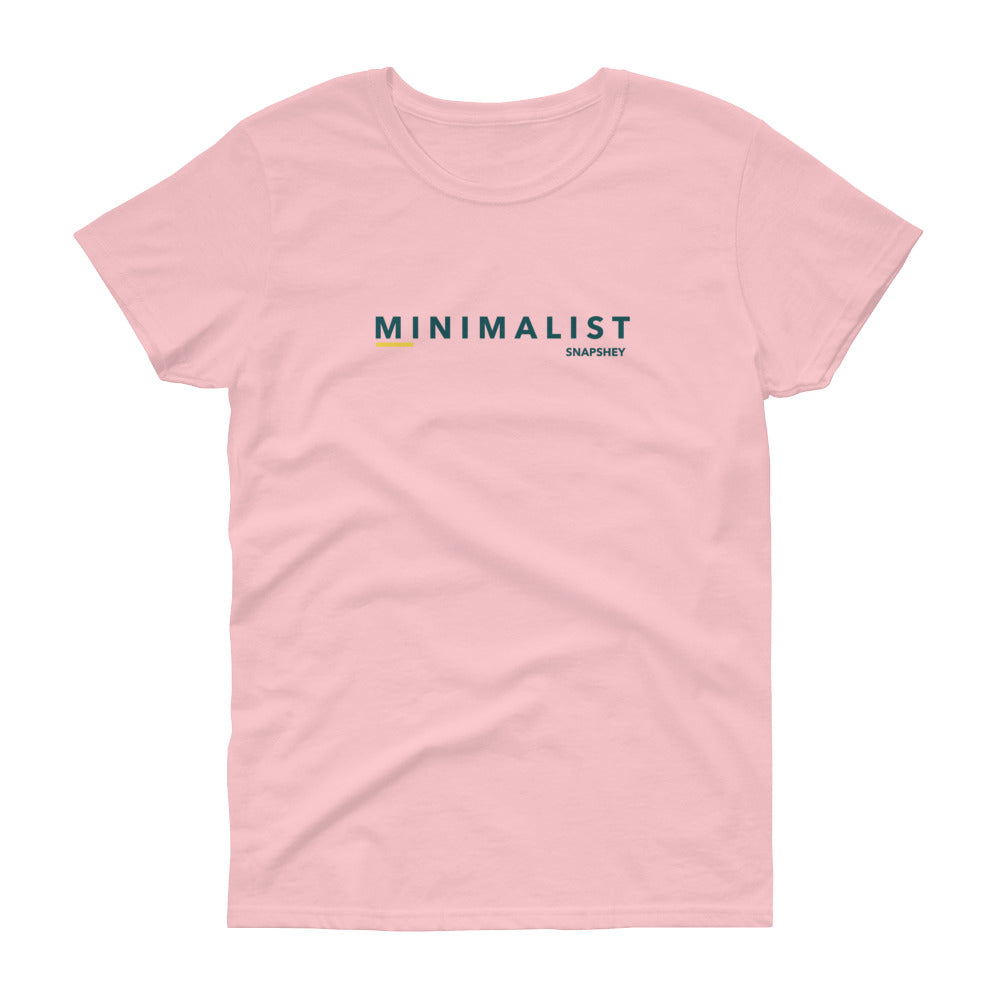 Camiseta de manga corta para mujer minimalist