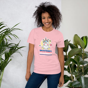 Camiseta de manga corta unicornio